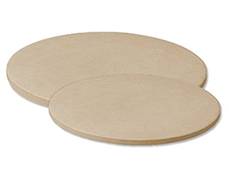 Hamilton Beach Set of 2 Round Pizza Stones 15" & 13"