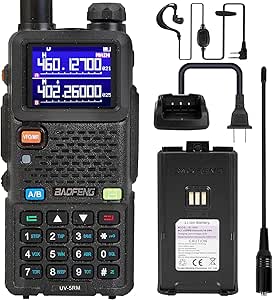 BAOFENG UV-5RM Radio, 5RM 8W Ham Radio Handheld Long Range, 999 Channels, USB-C Charging, Two Way Radio with 2500mAH Battery