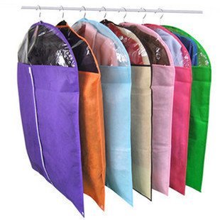 Showutheworld Home Dress Clothes Garment Suit Cover Zipper Bags Dustproof Storage Protector,random Colors,5pcs 60*90cm