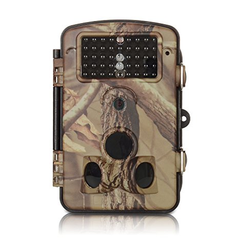 ANNKE C303 HD 720p Game and Trail Camera with IR Night Vision LEDs, Wide Angle Lens, 2.4-Inch LCD Display, and Weatherproof Housing