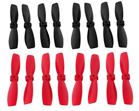 gouduoduo2018 16pcs 8pairs 5045 Props Bullnose The Indestructible Propellers For Mini QAV250 ZMR 250 270 280 Quadcopter Multi-rotor Black and Red
