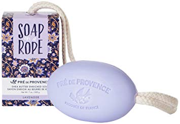 Pre de Provence Soap On a Rope, Lavender, 200 Gram