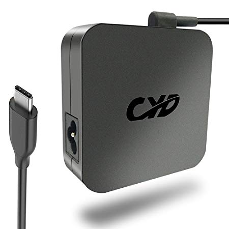 CYD 90w-65w PowerFast USB-C Type-C Replacement for Laptop-Charger Dell-Xps Laptop 9550 HP-Spectre X360 Elite Surface-Book 2 Lenovo-Yoga 910 Razer-Blade Stealth Apple 2017 New MacBook Pro 15"