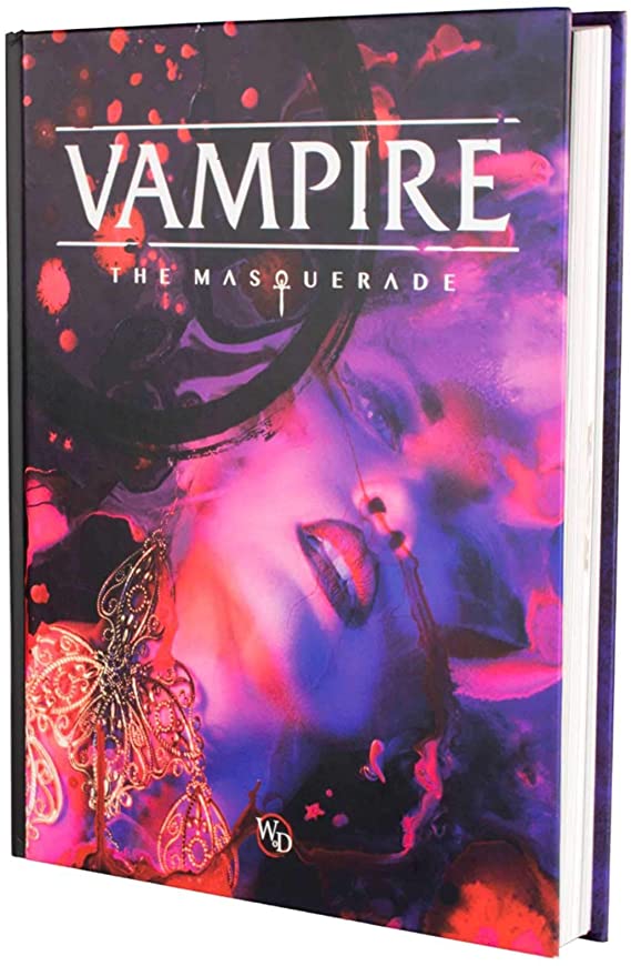 Modiphius Entertainment Vampire: The Masquerade 5th Ed. RPG for Adults, Family and Kids 13 Years Old and Up (Hardback, Full Color RPG)