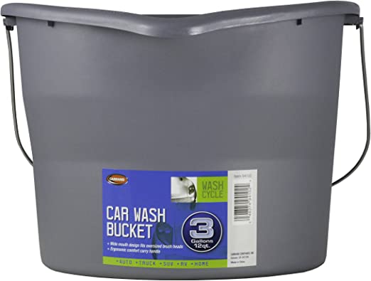 Carrand 94102 Car Wash Bucket (3 Gallon Capacity)