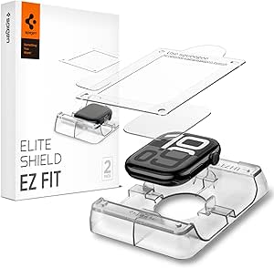 Spigen EliteShield EZ Fit Screen Protector designed for Apple Watch Series 10 (42mm) - 2 Pack