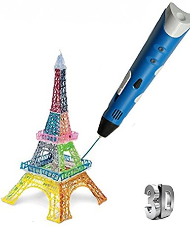 Artlike 2016 Newest 3D Stereoscopic Printing Pen for 3D Doodling and Drawing with Power Adapter ABS for Children