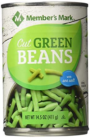 Member's Mark Green Beans 12 Cans NET WT 10.9 LB, 10.9 lb