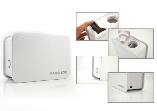 Lentenda Aluminum Shell Ssyp Magic Box Mini Ultrasonic Air Humidifier Aroma Diffuser (white)