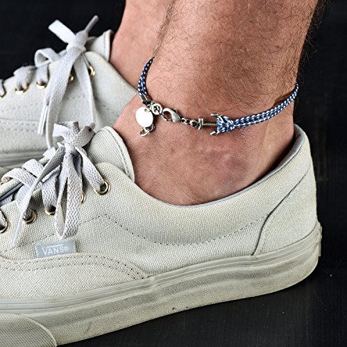 Men's Anklet - Men's Ankle bracelet - Anklet for Men - Ankle Bracelet For Men - Men's Jewelry - Men's Anchor Anklet - Jewelry For Men - Summer Jewelry - Beach Jewelry