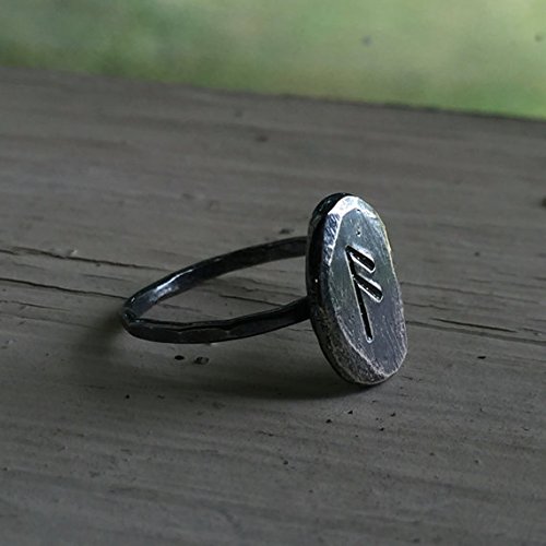 Custom Rune Ring - Sterling Silver - Viking Pagan Jewelry - Choose any Rune