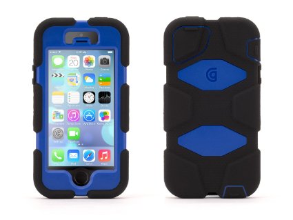 Griffin Black/Blue Survivor All-Terrain Case for iPhone 5/5s, iPhone SE - Military-Duty Case