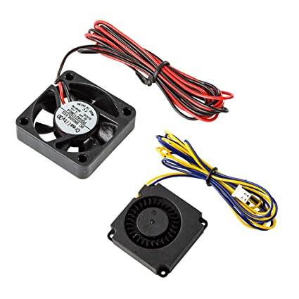 Comgrow Creality Ender 3 Original 4010 Fans 40x40x10MM DC 24V Extruder Hot End Fan and DC 24V Turbo Fan for Ender 3/3 Pro 3D Printer