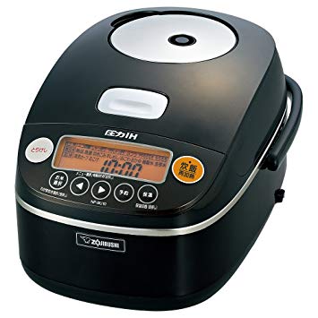 ZOJIRUSHI IH Pressure Rice Cooker 5.5 Cups Black NP-BU10-BA