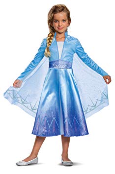 Disguise Disney Elsa Frozen 2 Deluxe Girls' Halloween Costume