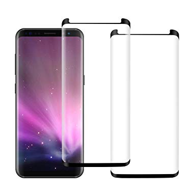 Galaxy S8 Screen Protector, 3D Curved Full Coverage [High Definition] [Easy to Install] [Anti-Bubble] [Anti-Scratch] for Samsung Galaxy S8 Screen Protector