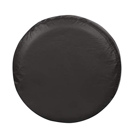 Explore Land 22-23.75 inch Spare Tire Cover Fit Jeep, Trailer, RV, SUV, Truck, Tough Vinyl Tire Wheel Soft Cover, Black (Fits Entire Wheel size 22-23.75 inch)