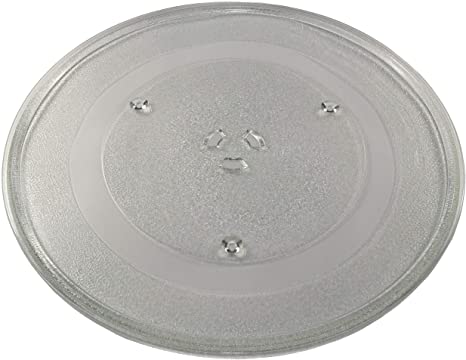 HQRP 14-1/8 inch Glass Turntable Tray fits Whirlpool W10531726 W11402532 W11358813 KMHS120EBL0 WMH53520CB0 WMH73521CB0 WMH76719CB0 YWMH78019HB0 Microwave Oven Cooking Plate 360mm 14.125"