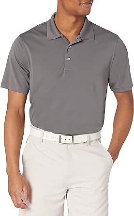 Amazon Essentials Men's Regular-Fit Quick-Dry Golf Polo Shirt - Discontinued Colors