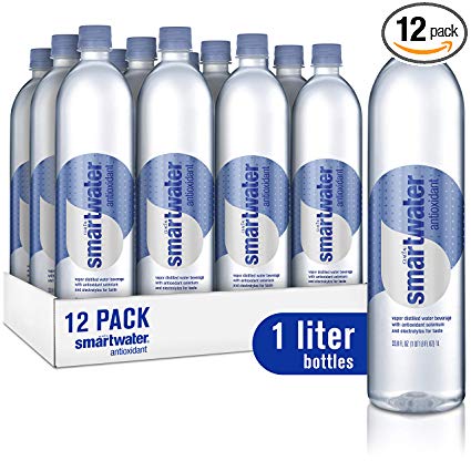smartwater Antioxidant, 1 Liter Bottles, 12 Pack