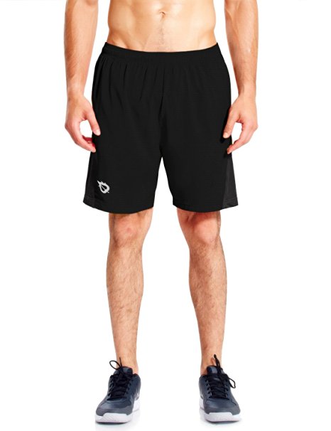 Baleaf Men's Athletic Quick Dry Inner Mesh Running Shorts with Pockets