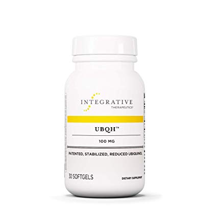 Integrative Therapeutics - UBQH 100 mg - Patented Stabilized Reduced Ubiquinol - Support Cellular Energy & Overall Health - 30 Softgels