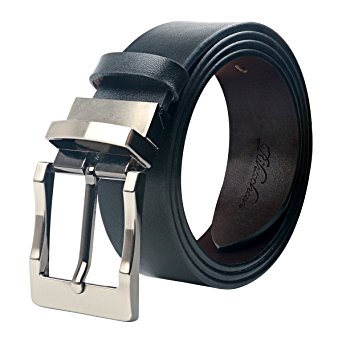 Belt for Men Leather Belt (Belt width:1.4 inches)[Trimmed to fit]