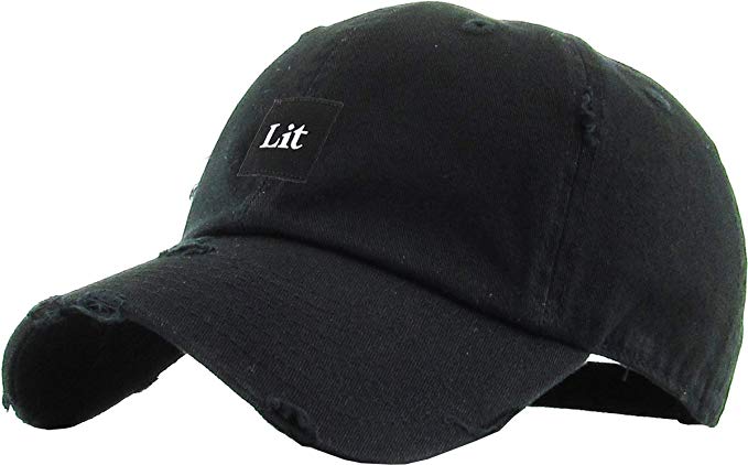 KBETHOS Lit Patch Finesse Self Made Dad Hat Baseball Cap Polo Style Unconstructed Cotton Adjustable