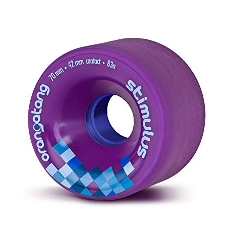 Orangatang Stimulus 70 mm Freeride Longboard Skateboard Wheels (Set of 4)