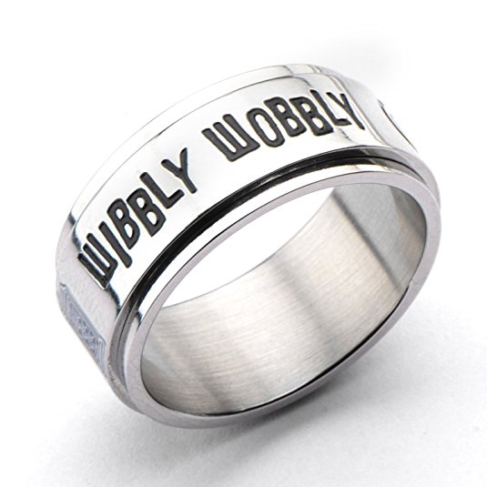Doctor Who Wibbly Wobbly Timey Wimey Spinner Ring