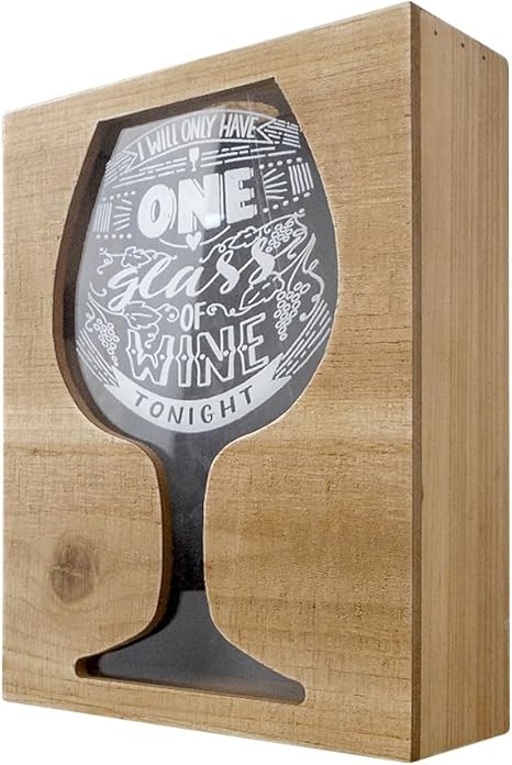 Wine Cork Holder Shadow Box Wood Cork Holder Wine Decor for Home Kitchen and Bar (1, 9.84 x 2.75 x 7.7 inches)