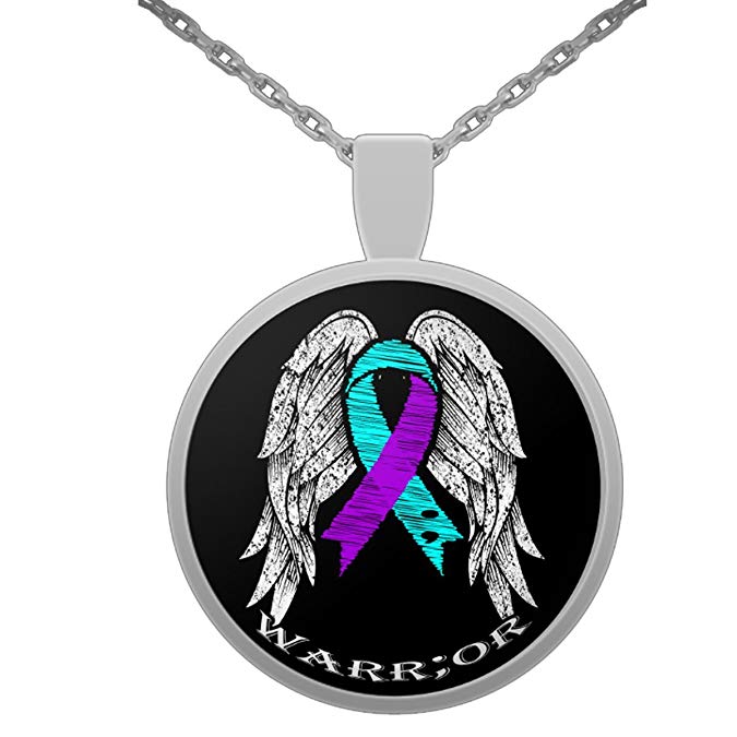 Warrior Suicide Awareness Necklace