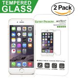 iPhone 6S Screen Protector Glass 2-Pack amFilm 03mm 25D Tempered Glass Screen Protector for Apple iPhone 6 iPhone 6S 2015 Lifetime Warranty