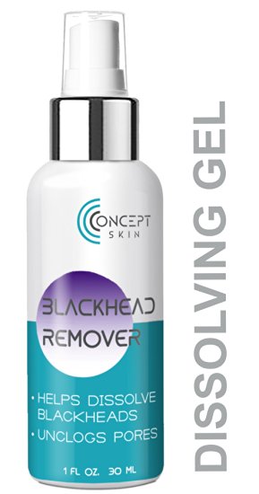 Blackhead Dissolving Gel - Powerful Salicylic Acid Exfoliant - Blackhead Remover & Acne Treatment by Concept Skin Naturals