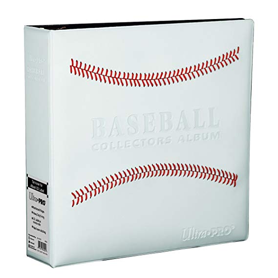 Ultra Pro Gaming Generic 82020 3 Inch Baseball Album - White Stitched, Multi, One Size