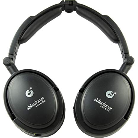 AblePlanet NC180BMM Black Noise Canceling Headphones