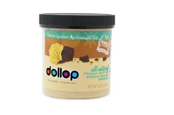 All-Natural Non-GMO Dollop Gourmet Frosting Ppeanut Butter Cookie Dough