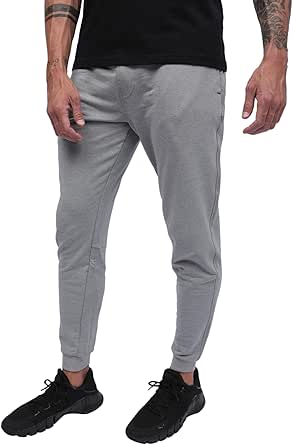 INTO THE AM Premium Men's Jogger Sweatpants - Athletic Fit Joggers with Pockets S - 4XL