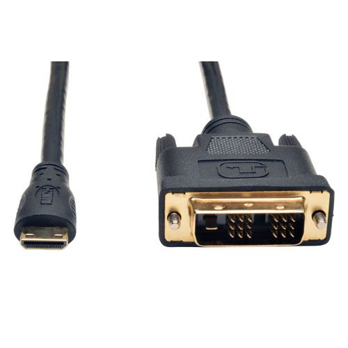 Tripp Lite Mini HDMI to DVI Cable, Digital Monitor Adapter Cable (Mini HDMI to DVI-D M/M) 3-ft.3' (P566-003-MINI)