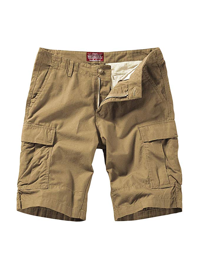Match Men's Cotton Cargo Shorts