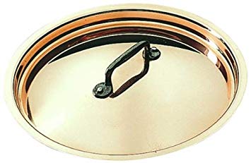 Matfer Bourgeat 365018 Copper Lid for Sauce Pan, 14-Ounce