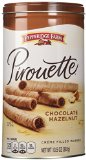 Pepperidge Farm Crme Filled Pirouette Rolled Wafers Chocolate Hazelnut 135-ounce can