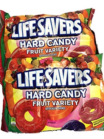 LifeSavers Hard Candy Fruit Variety - 13 oz. bag (10-Flavors May Vary) ( Pack of 2 )