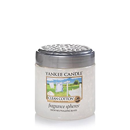 Yankee Candle Clean Cotton Fragrance Spheres Odor Neutralizing Beads, Fresh Scent