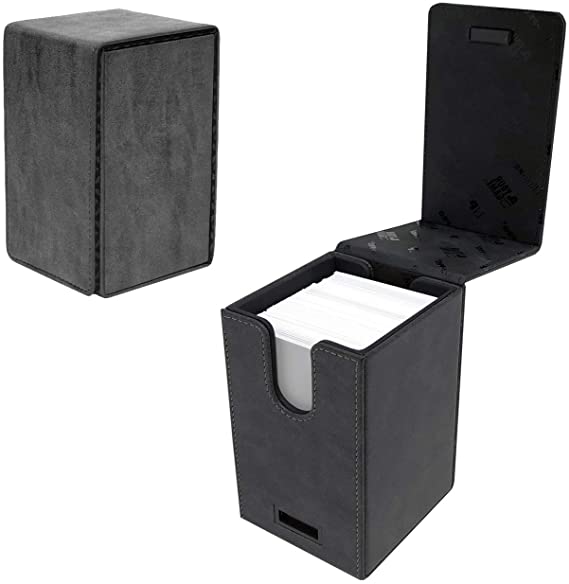 Ultra Pro E-85768 Suede Collection Alcove Flip Deck Box-Jet