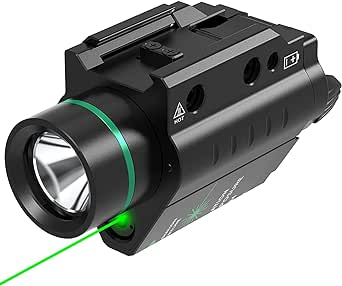 Feyachi LF-58 Light Combo 200 Lumen LED Flashlight Laser with Picatinny Rail Mount