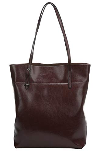 Obosoyo Women's Handbag Genuine Leather Tote Shoulder Bags Soft Hot Purse