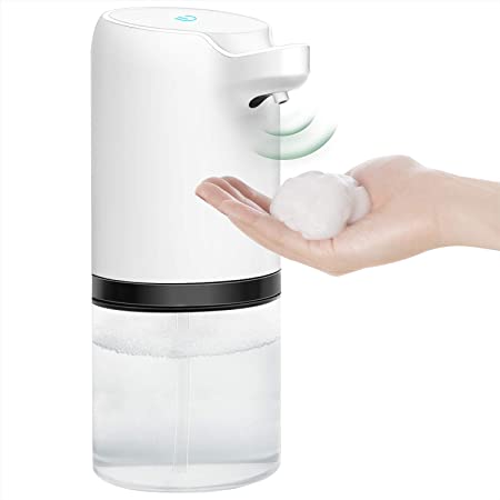 LDesign Soap Dispenser Automatic, Touchless Soap Dispenser, 14oz/400ml USB Rechargeable Foaming Soap Dispenser for Kitchen, Bathroom, Office, Hotel ZYQ-122-A002