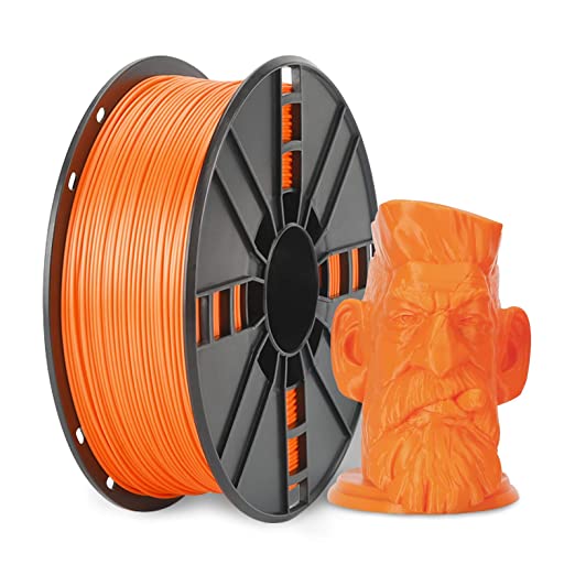 NOVAMAKER PLA Plus (PLA ) Filament 1.75mm with 20g Cleaning Filament, Orange PLA Pro 3D Printer Filament Toughness Enhanced, Premium PLA 1kg Spool(2.2lbs), Dimensional Accuracy  /- 0.03mm