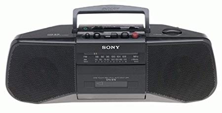 Sony CFS-B15 AM/FM Stereo Cassette Recorder (Black)